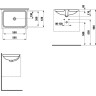 Раковина LAUFEN PRO S 59x43 8.1196.3.000.109.1